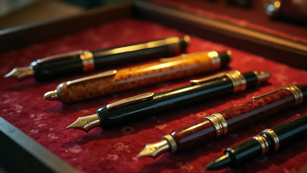 Collection of antique fountain pens