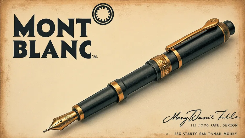 Vintage Montblanc advertisement