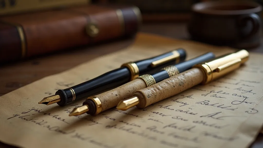 Vintage Parker pen display