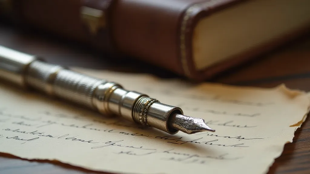 Antique Sterling Silver Pen