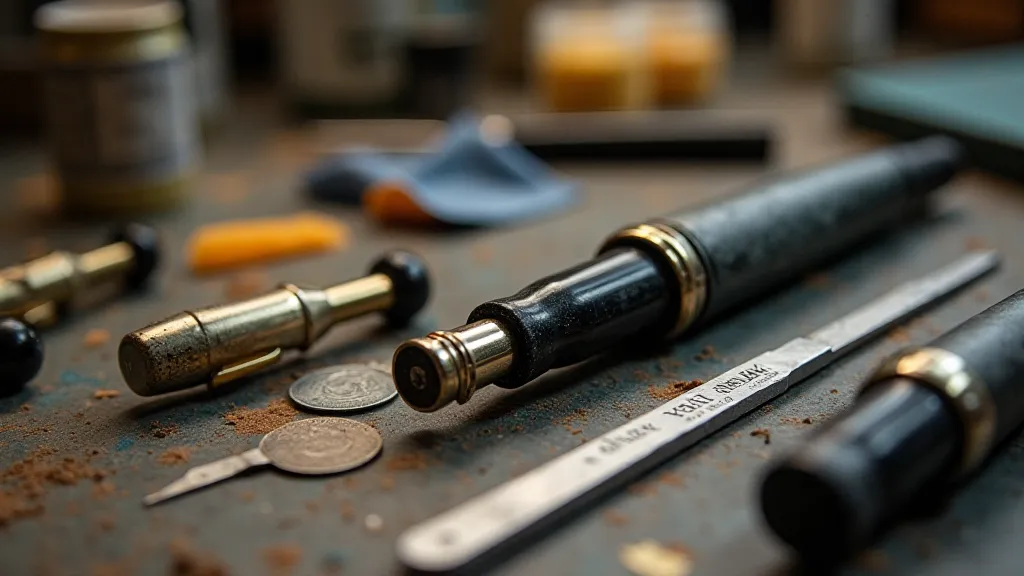 Waterman Ideal 52 on a workbench