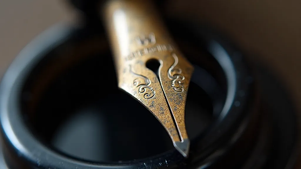 Vintage Waterman's fountain pen nib